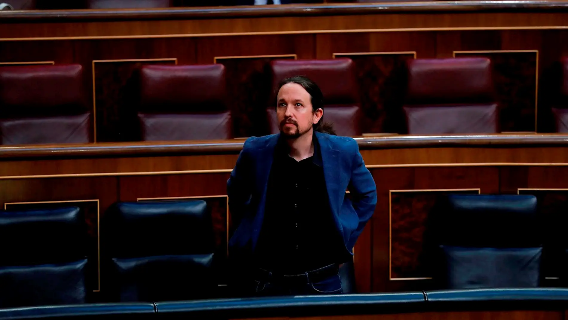 Foto de archivo del vicepresidente segundo del Gobierno, Pablo Iglesias, durante un pleno en el Congreso