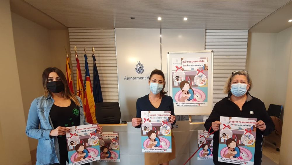 Presentación de la campaña contra el abandono animal.