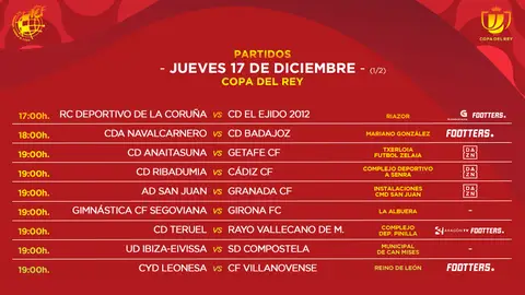 Deportivo - El Ejido Eliminatoria de Copa del Rey