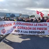 Movilizaciones de trabajadores de Fiesta Colombina, en Alcalá de Henares