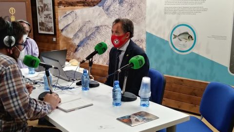Jos&eacute; Mar&iacute;a Rom&aacute;n, durante la entrevista
