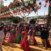 Foto de archivo del Real de la Feria de Sevilla.