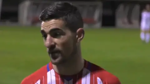 Borja López tras el partido en Albacete Copa del Rey