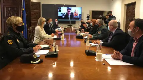 Reunión de coordinación en el Palau de la Generalitat Reunión de coordinación en el Palau de la Generalitat