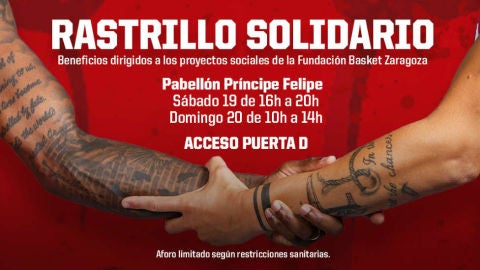 Cartel rastrillo solidario