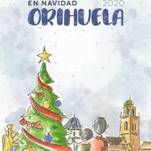 El alcalde de Orihuela, Emilio Bascuñana, junto a los concejales del Equipo de Gobierno, ha presentado este jueves la campaña de Navidad 2020 