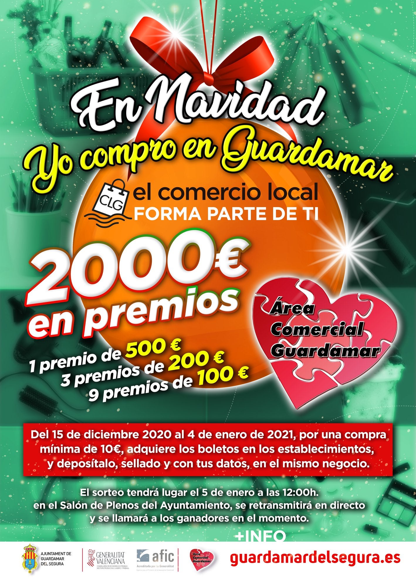 El Ayuntamiento de Guardamar del Segura, a través de la Concejalía de Promoción Económica y la Asociación de Comerciantes Guardamar ponen en marcha la nueva Campaña comercial El Ayuntamiento de Guardamar del Segura, a través de la Concejalía de Promoción Económica y la Asociación de Comerciantes Guardamar ponen en marcha la nueva Campaña comercial