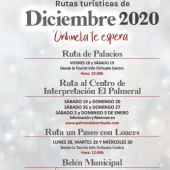 La Concejalía de Turismo del Ayuntamiento de Orihuela, que dirige la edil Mariola Rocamora, ha programado una serie de rutas para el mes de diciembre 