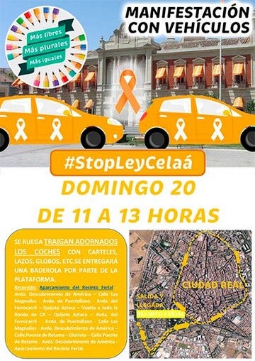 Nueva protesta este domingo contra la "Ley Celaá" Nueva protesta este domingo contra la "Ley Celaá"