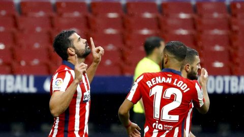 Diego Costa celebra un gol