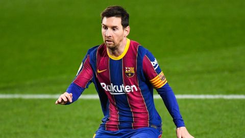 Messi, con el Bar&ccedil;a