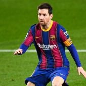 Messi, con el Barça