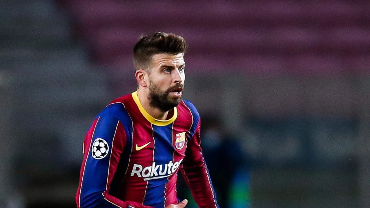 Gerard Piqué, con el Barça