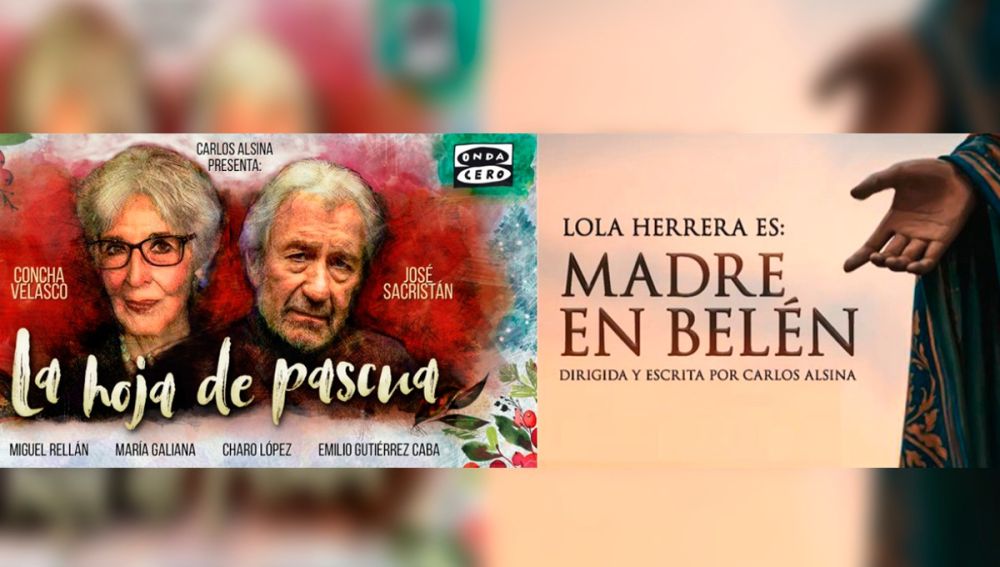 Carlos Alsina estrena el día de Navidad las ficciones sonoras 'La hoja de pascua' y 'Madre en Belén'