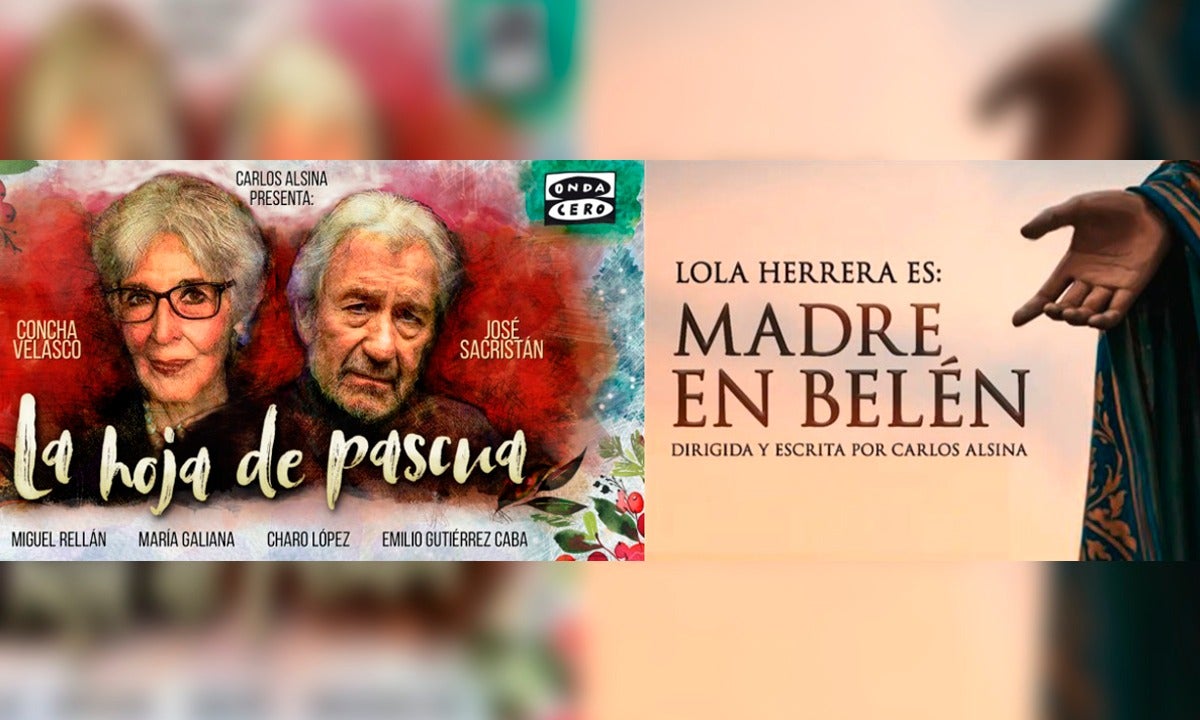 Carlos Alsina estrena el día de Navidad las ficciones sonoras 'La hoja de pascua' y 'Madre en Belén' Carlos Alsina estrena el día de Navidad las ficciones sonoras 'La hoja de pascua' y 'Madre en Belén'