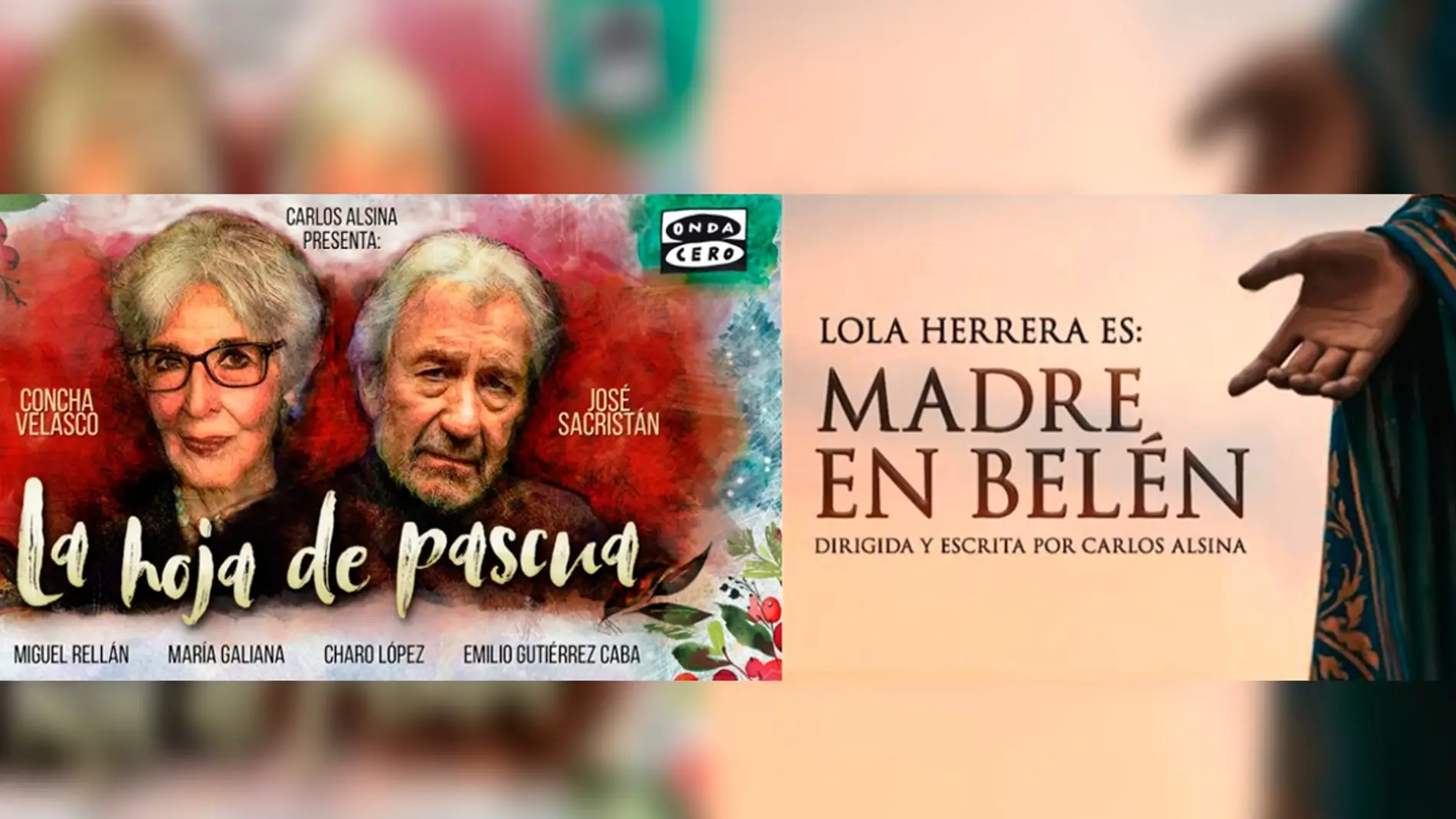 Carlos Alsina estrena el día de Navidad las ficciones sonoras &#39;La hoja de pascua&#39; y &#39;Madre en Belén&#39;