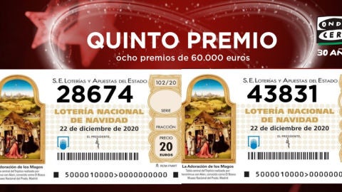66.000 euros repartidos con el Sorteo de Navidad