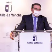 Jesús Fernández Sanz durante una rueda de prensa Jesús Fernández Sanz durante una rueda de prensa