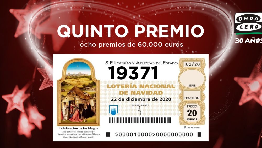19371 tercer quinto premio