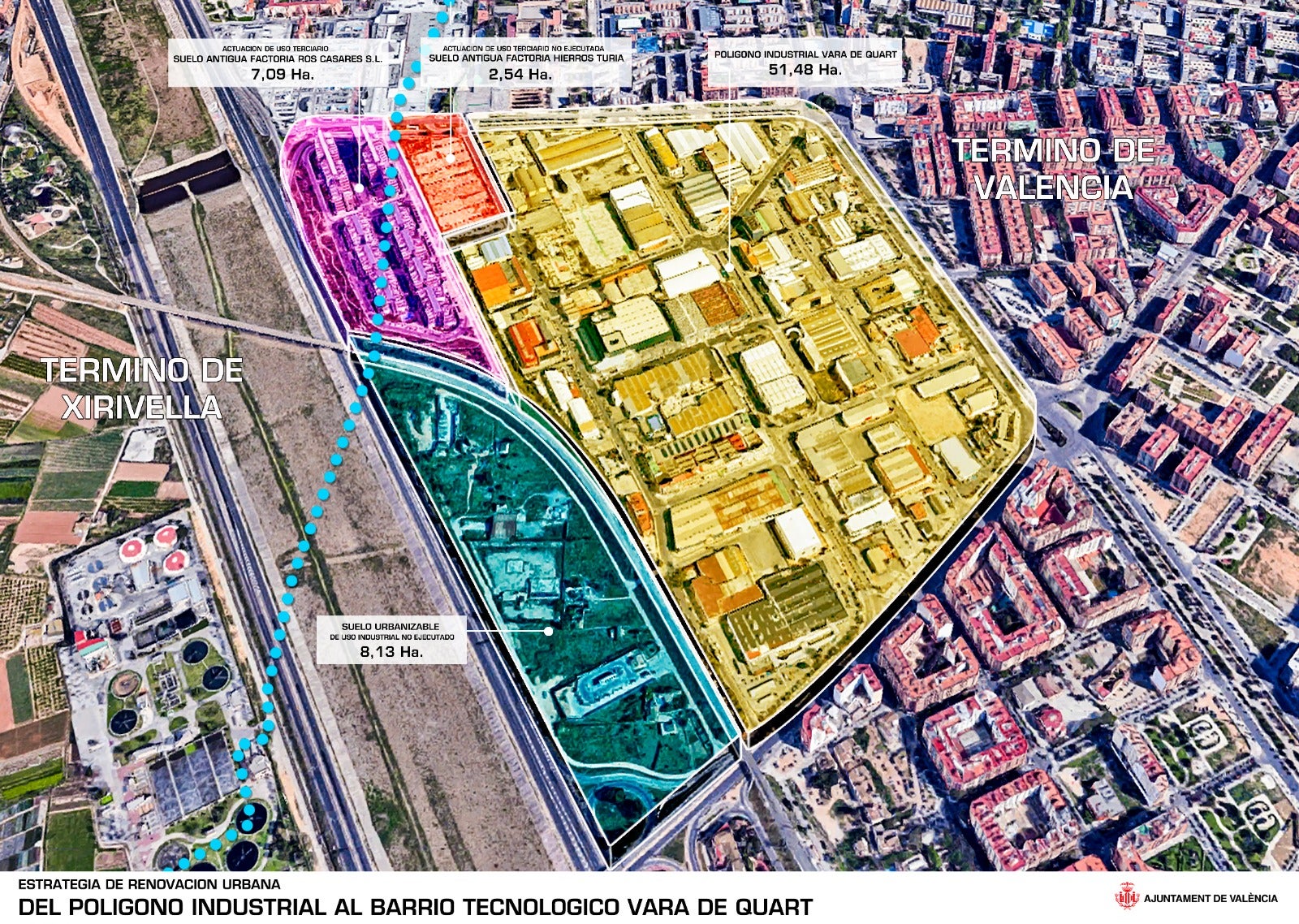 El Ayuntamiento de València prepara la transformación del polígono industrial Vara de Quart en distrito innovador El Ayuntamiento de València prepara la transformación del polígono industrial Vara de Quart en distrito innovador