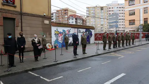 Homenaje a Luciano Conrtizo en León, en el 25 aniversario del atentado