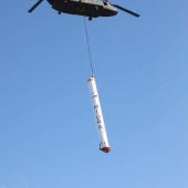 Operaciones con el demostrador de la primera etapa del cohete MIURA 5.