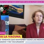 La viróloga e inmunóloga del CSIC, Margarita del Val, en 'Espejo Público' 