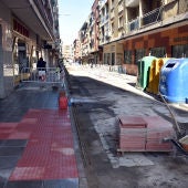 Obras en la calle Cardenal Monescillo