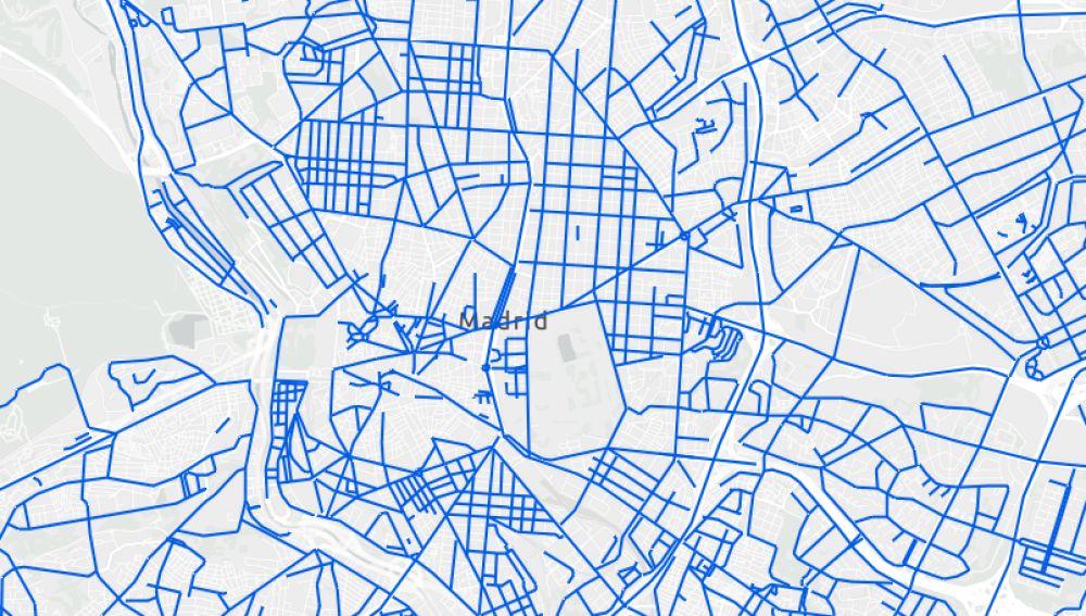 Mapa actualizado de calles cortadas por la nieve en Madrid ...