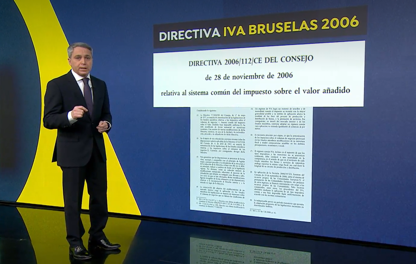 Vicente Vallés desmonta las palabras del Gobierno sobre el IVA de la luz con un documento exclusivo Vicente Vallés desmonta las palabras del Gobierno sobre el IVA de la luz con un documento exclusivo