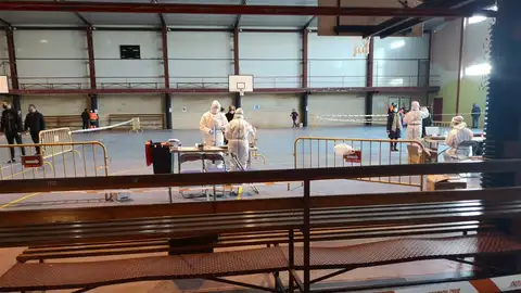 Cervera acoge el cribado población de su ZBS Coronavirus