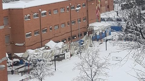 Da&ntilde;os de la borrasca Filomena en Alcal&aacute; de Henares