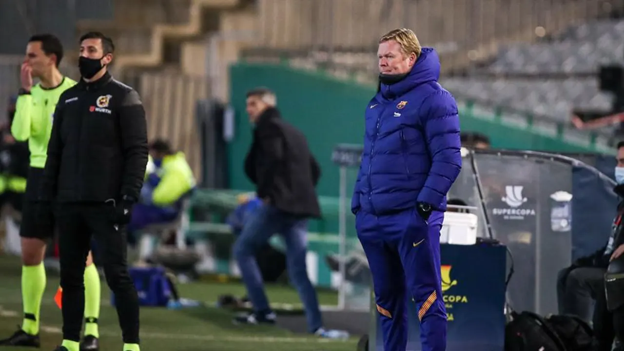 Ronald Koeman, entrenador del FC Barcelona.