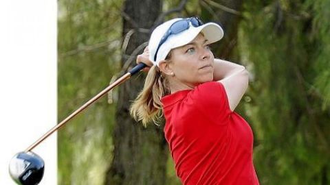 La golfista Raquel Carriedo