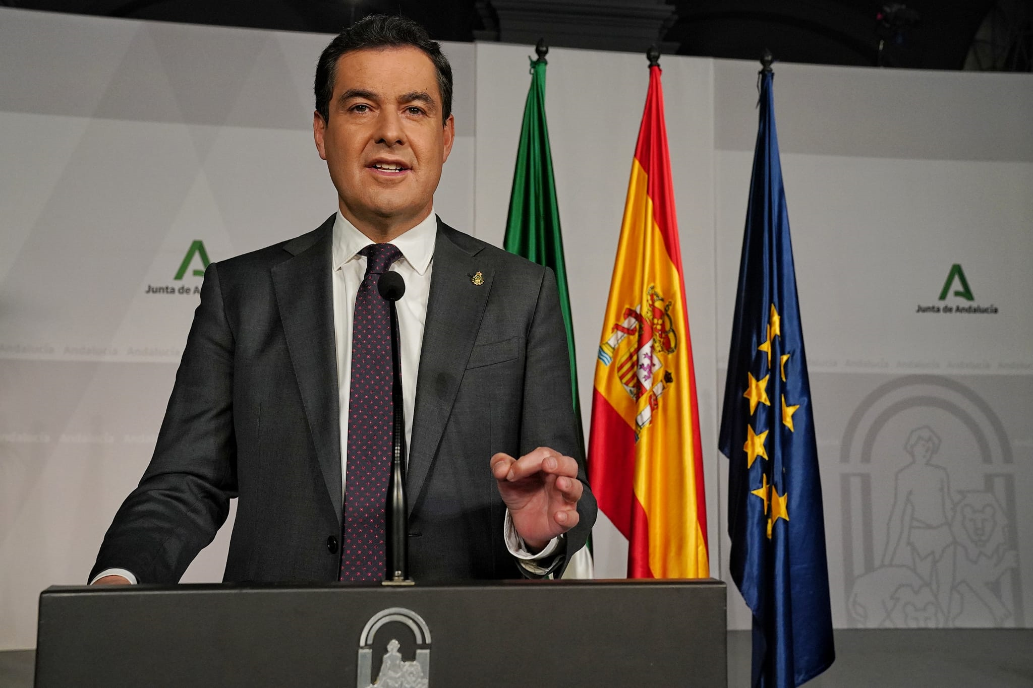 En directo: el presidente de la Junta, Juan Manuel Moreno, inaugura el nuevo hospital de Estepona En directo: el presidente de la Junta, Juan Manuel Moreno, inaugura el nuevo hospital de Estepona