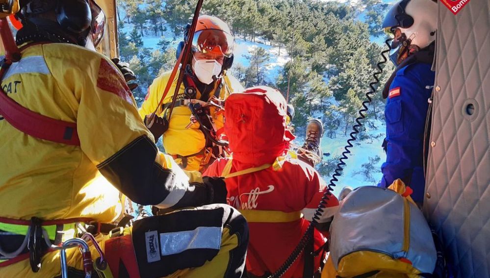 Rescate de la senderista