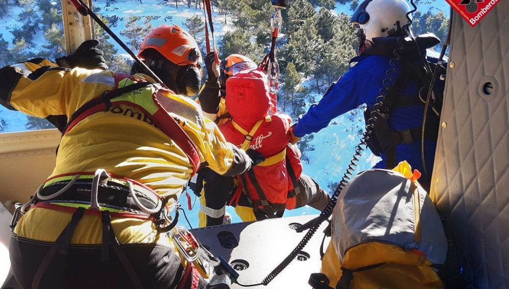 Rescate de la senderista