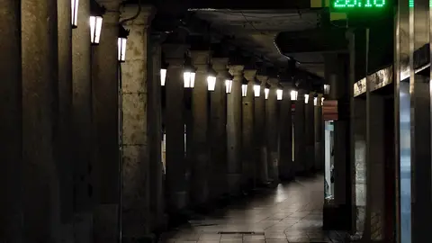 Aspecto de las calles de Valladolid con el toque de queda desde las 20:00 Aspecto de las calles de Valladolid con el toque de queda desde las 20:00
