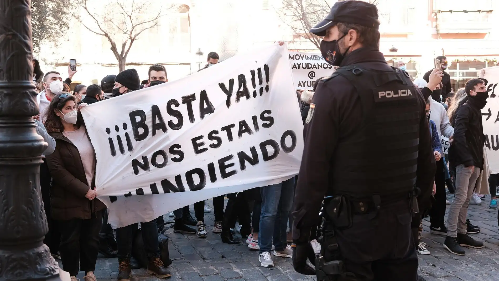 Convocan una nueva protesta este viernes en Palma contra las restricciones COVID del Govern y para reclamar más ayudas