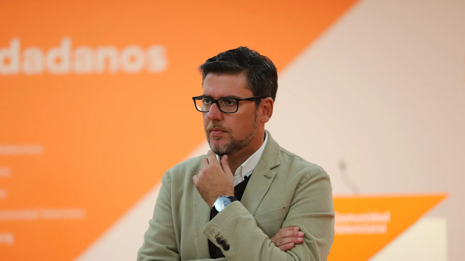 Javier Gutiérrez, portavoz de Ciudadanos en la Diputación