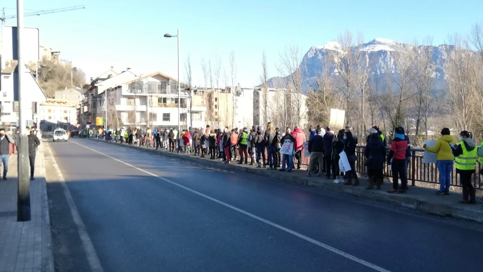 Movilización en Sobrarbe Movilización en Sobrarbe