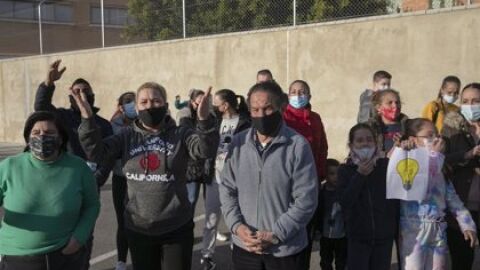 Vecinos de Torreblanca en la protesta