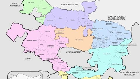 Mapa de &Aacute;lava