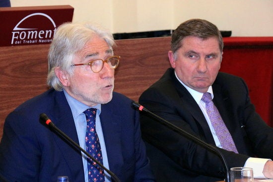 El presidente de los empresarios catalanes reclama un Gobierno "estable y solvente" tras las elecciones El presidente de los empresarios catalanes reclama un Gobierno "estable y solvente" tras las elecciones