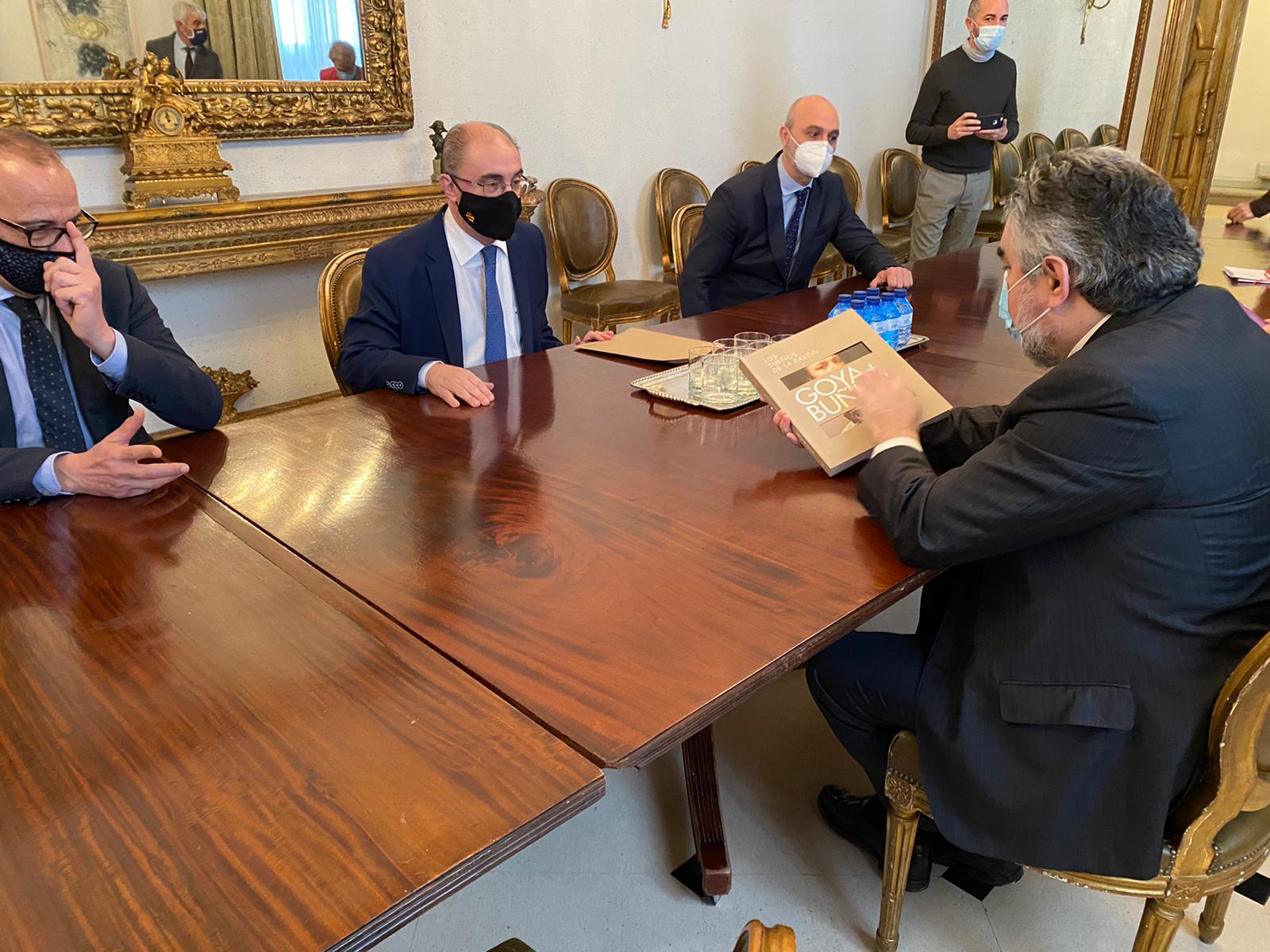 Aragón busca la colaboración con el Prado para traer obras de Goya Aragón busca la colaboración con el Prado para traer obras de Goya