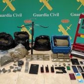 La Guardia Civil desarticula un grupo criminal violento dedicado al tráfico y elaboración de drogas
