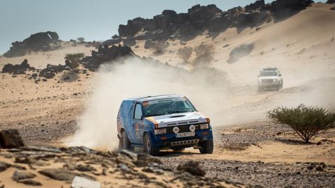 Los hermanos Benavente, Chico y Rafa, en el Dakar de cl&aacute;sicos 2021