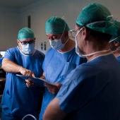 El equipo de investigación de oncología ginecológica del Hospital General y la UJI analizan su trabajo para mejorar los resultados de la cirugía citorreductora