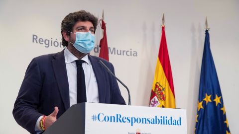Fernando López Miras, presidente de la Región de Murcia Fernando López Miras, presidente de la Región de Murcia