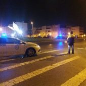 Un control policial en Puerto Real